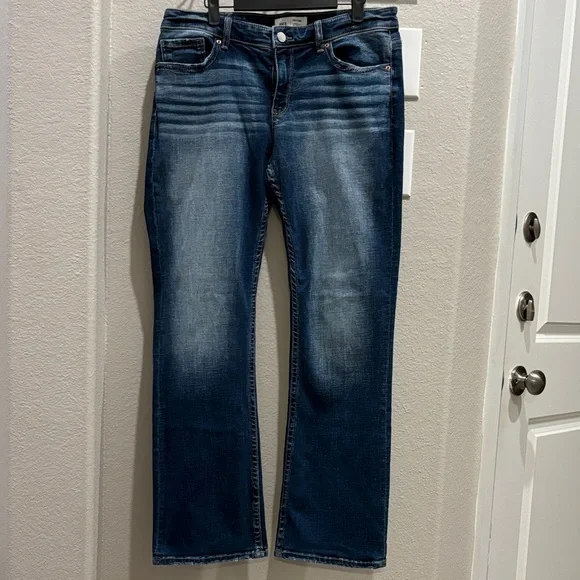 BKE Dark Blue Bootcut Jeans - Picture 1 of 11